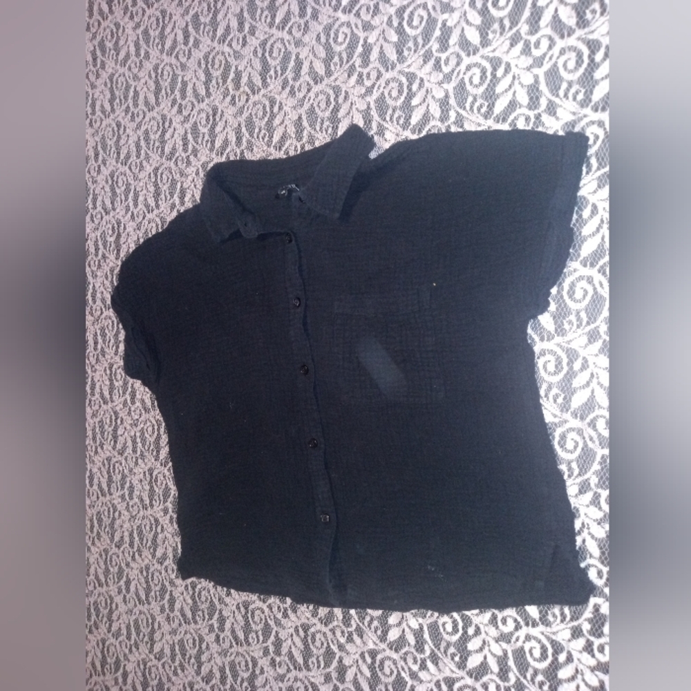 George Black Casual Botton Up Shirt